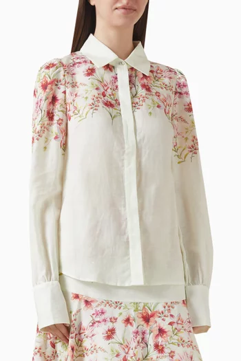 قميص ماتيلد تينسيل وكتان