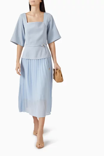 فستان كورا متوسط الطول