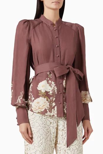 قميص روكسي تينسيل وكتان