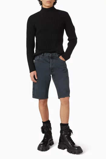 Bermuda Shorts in Denim