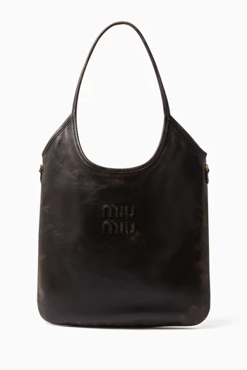 Ivy Shoulder Bag in Aged Nappa