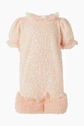 فستان ساشا مطرز بالترتر