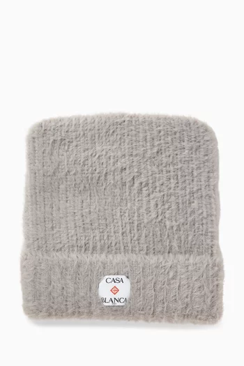 Fluffy  Square Hat in Nylon