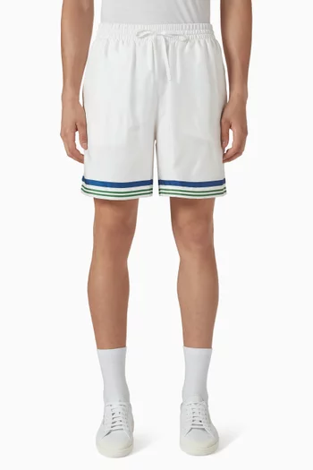 Tennis Club Icon Shorts in Silk-twill