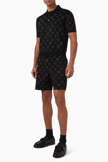 تي شيرت بولو بأحرف الماركة الجاكار