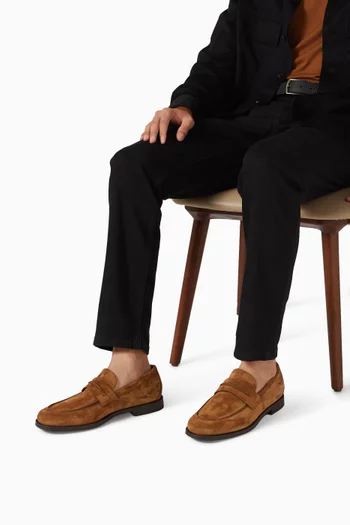 Mocassin Loafers in Suede