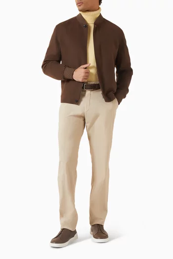 جاكيت بومبر مقاوم للعوامل الجوية كشمير اويسي