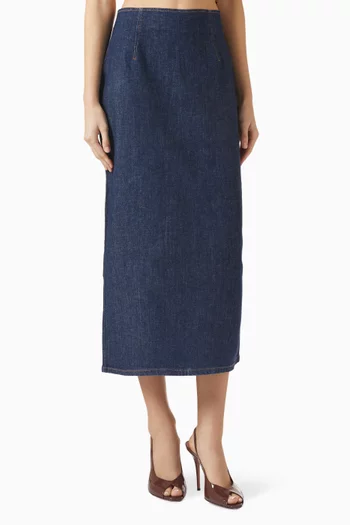 تنورة بقصة ضيقة دينم