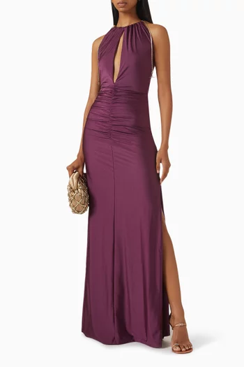 فستان اليسا طويل