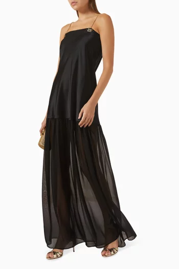 فستان ميلودي طويل