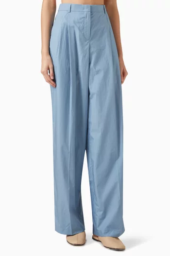 Relaxed Pants in Cotton-blend