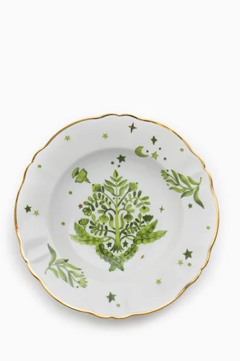 Eden Deep Plate in Porcelain