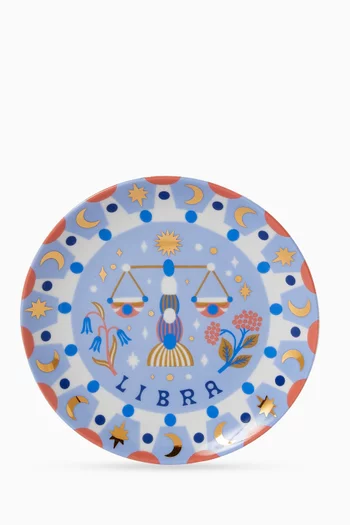 Libra Little Plate in Porcelain