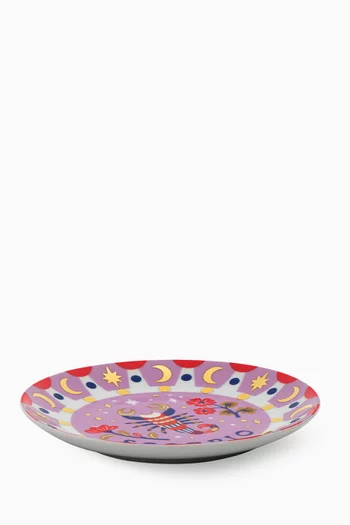 طبق صغير مزين برمز برج العقرب بورسلين