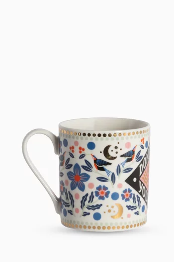 'Don't Lose Your Fire' Mug in Porcelain