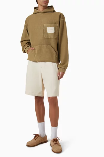 Chest Pocket Hoodie in Cotton