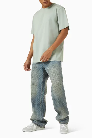 Orbit Embroidered T-shirt in Cotton