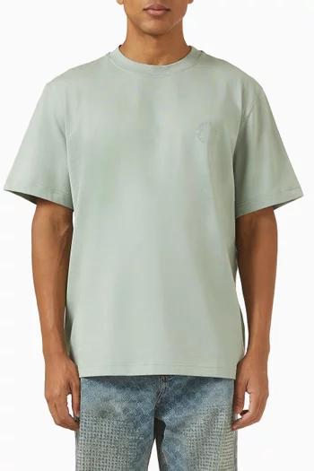 Orbit Embroidered T-shirt in Cotton