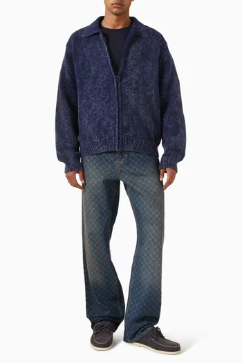 Amba Monogram Jeans in Denim