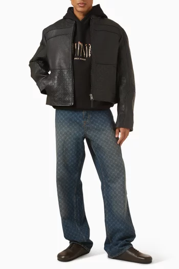 Structured Jacket in Leather