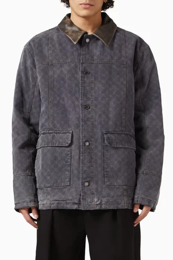 Monogram Workwear Jacket in Denim