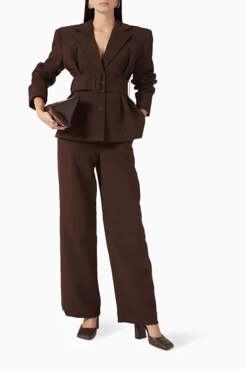 جاكيت بدلة بحزام