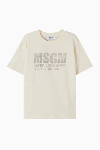 Logo T-shirt in Cotton Jersey