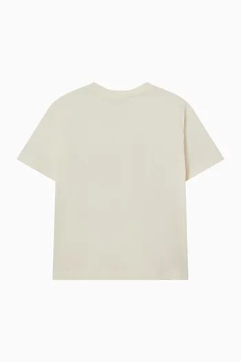 Moto Racing Logo T-shirt in Cotton Jersey