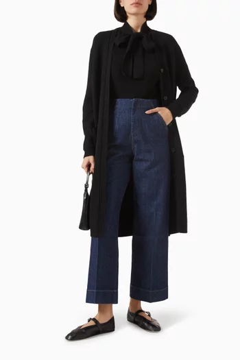 Longline Cardigan in Cashmere