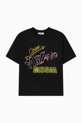 Graphic Logo T-shirt in Cotton Jersey