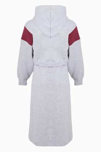 Logo Sweatshirt Dress in Cotton-fleece
