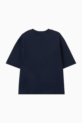 Embellished Logo T-shirt in Cotton Jersey