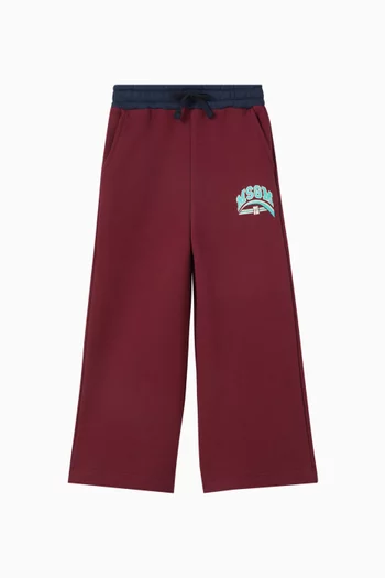 Logo Sweatpants in Cotton Fleece