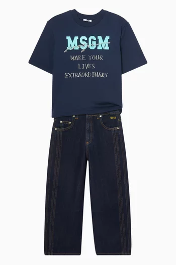 Wide-leg Jeans