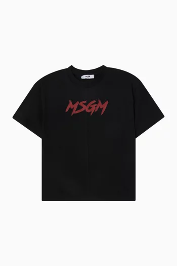 Logo T-shirt in Cotton Jersey
