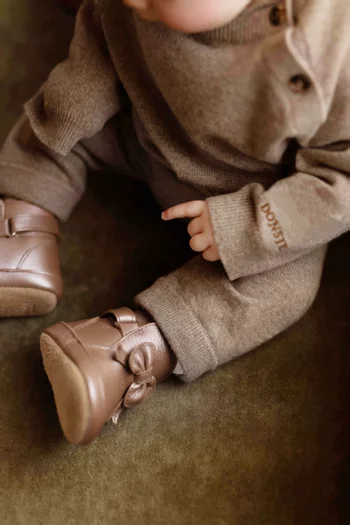 Cubow Booties in Metallic Leather