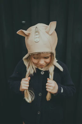 Kapi Unicorn Hat in Leather