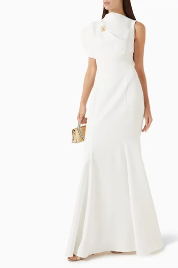 One-shoulder Gown
