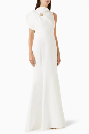 One-shoulder Gown