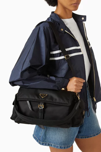 Large Explore Shoulder Bag in Re-Nylon