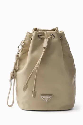 Triangle Logo Pouch in Re-Nylon