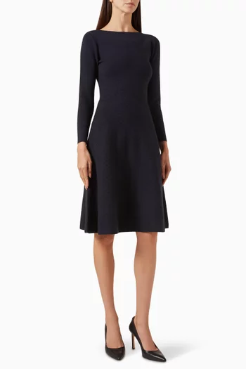 فستان فام سباركل متوسط الطول