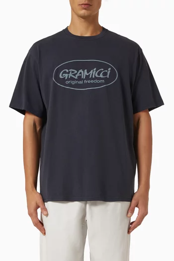 تي شيرت بطبعة Original Freedom قطن