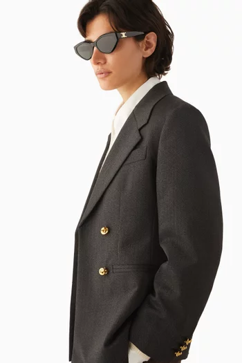 Triomphe Cat-eye Sunglasses in Acetate