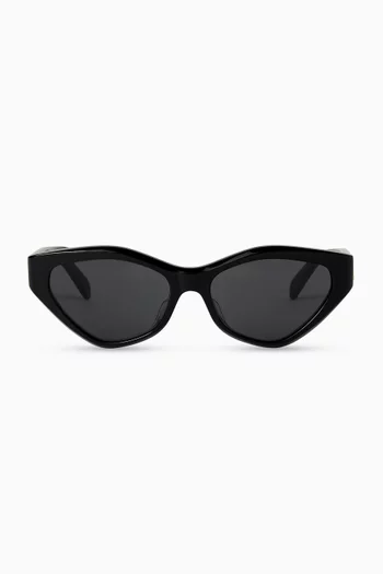 Triomphe Cat-eye Sunglasses in Acetate