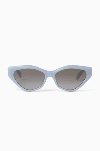 Triomphe Cat-eye Sunglasses in Acetate