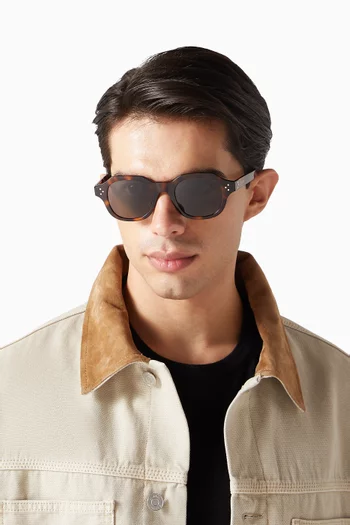 3 Dots HD Square Sunglasses in Acetate