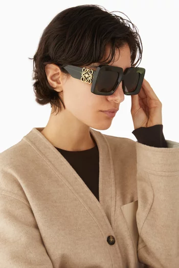 Anagram Square Sunglasses in Acetate