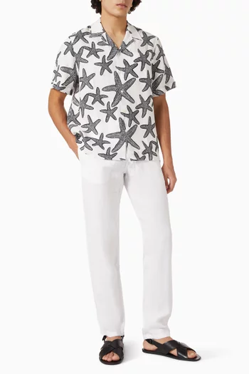 Panache Slim-fit Pants in Linen