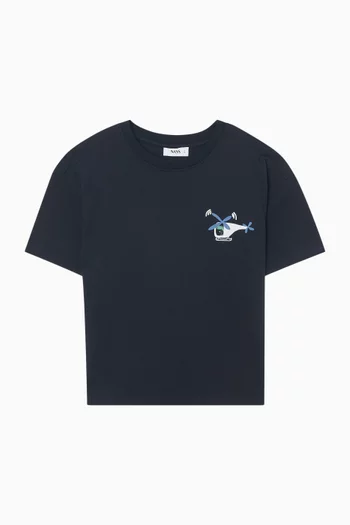 Helicopter T-shirt in Cotton-jersey